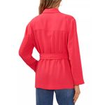 Vince Camuto Slouchy Patch Pocket Jacket Pink Allure XS NWT Photo 3