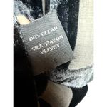 Kevin O'Brien Studio Burnout Velvet Silk Scarf Shawl Black Photo 5