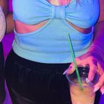 Revolve Blue bow top  Photo 0