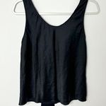 Victoria's Secret Victoria’s Secret Satin Tank Top Size Medium Tie Back Babydoll Slip Black goth Photo 0