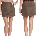 prAna ✨ Wool Blend Nicky Wrap Espresso Brown Mini Skirt✨ Photo 1