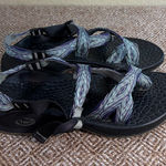 Chacos Chaco Z/2 Classic Sport Hiking Blue Aztec Straps Sandals Women Sz 8 Boho Casual Photo 0