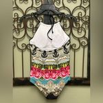 Ekouaer  high halter neck backless swim suit Photo 3