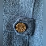 CAbi  Dark Teal Merino Wool Blend Pea Coat Photo 5