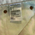 American Eagle , high rise white distressed jean short size 6 western cowgirlcore Photo 4