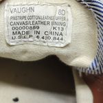 Polo Ralph Lauren Vaughn Boat Shoes Mens 9.5 Blue White Pinstriped Deck Sneakers Photo 1