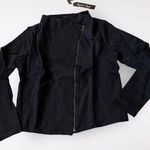 Charlie Paige  Black long sleeve zip up Women’s Jacket size S/M Photo 0