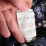 Halife Womens Midi Tunic Dress Geo Print Tasseled V Neck Coastal Navy Blue 2XL Size 2X Photo 7