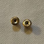 Christian Dior DIOR CODE EARRINGS Gold-Finish Metal and Pastel Blue Lacquer Photo 3