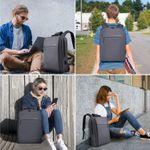 Laptop Backpack 15.6 Inch, Business Slim Durable Laptops Travel Backpacks Photo 5