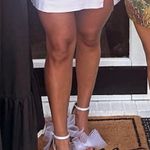White Bow Heels Size 7 Photo 1