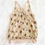Papaya Beige Floral Tank Photo 0