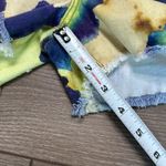 joe's jeans NWOT  Supernova Yellow Blue Tie Dye Cut Off Stretch Jean Shorts 25‎ Photo 5