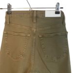 RE/DONE 70s Ultra High Rise Stove Pipe Jeans Size 24 Olive Green Denim vintage Photo 10