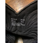 Vintage Black Leather Cowboy Boots 8.5 Western Quiet Luxury Rodeo Country Cowgir Photo 13