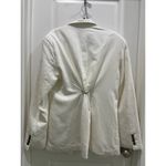 NA-KD  One Button Detail Oversized White Blazer Sz L Photo 6