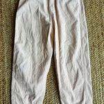Stradivarius Light pink  corduroy high waisted barrel leg cozy cottagecore pants Photo 0