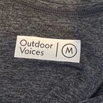 Outdoor Voices  charcoal grey racer back size medium tank top. Photo 3