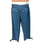 Anthropologie Pilcro Surplus Cargo Pants Women's 30 Blue Utility Tapered Ankle Photo 6