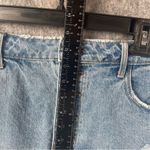 Show Me Your Mumu  Womens Size 27 high rise cheeky distressed hem button fly blue Photo 5