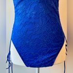 Victoria's Secret Very Sexy Lace Teddy Sapphire Blue Size M Photo 5