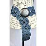 8 Other Reasons  Montana Stallion Belt Studded Blue Denim 43" Photo 2