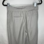 Aritzia Wilfred Light Gray Tie Waist Pants Trousers Sz 4 Photo 4