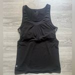 Athleta  Supercharged Black Print Tank with Built-in Sports Bra Size S Photo 0