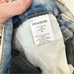 Zadig & Voltaire NWOT  Tie and Dye Denim Mini Skirt Sz 34 Photo 7