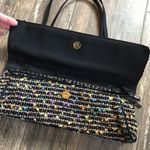 Vintage Far Nine multi pocket color flecked tweed clutch purse bag Photo 2