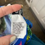 HILO HATTIE Vintage 80s Blue Hawaiian Print Midi Dress Size Large Photo 5