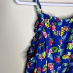 Romeo + Juliet Couture Women's Floral Print Blue Off The Shoulder Top M Photo 6