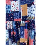 Kiss the Sky Patchwork Print Flounce Maxi Skirt XS Photo 3