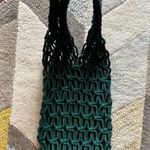 Handmade Macrame Bag Green Photo 1