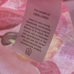 Farm Rio  Pink Linen Dress with Fruit Motif Photo 3