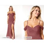 Azazie New! Amethyst Tessa Bridesmaids Dress Wedding CUSTOM PLUS SIZE Slit Sexy Photo 1