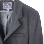 EXPRESS L Black Italian Wool Cashmere Coat Photo 3