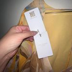 Ted Baker  Darcila Exaggerated Puff Sleeve Top in a painted leaf print size 2 Photo 5