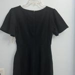 Lark & Ro Women's Fluid Crepe Flutter Short Sleeve Boat Neck Sheath Dress Sz 4 Photo 7