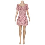 Poupette St. Barth Soledad Mini Dress, Pink Dalia, Medium Photo 6