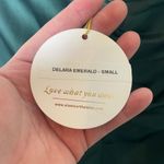 Alamour New the label Delara emerald maxi dress with train sz S Photo 5