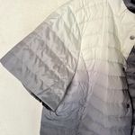 Talbots  Plus size Ombré Gray Puffer Jacket lightweight short sleeve size 3X Photo 2