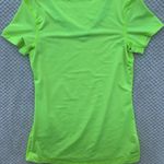 Nike  Pro V Neck bright yellow shirt Sz M running, biking, outdoor, hiking Photo 3