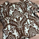 Take Two Brown and Cream Patterned Top Size 2X Photo 14
