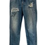 BOYISH Jeans Tommy Straight Leg Jeans In Repulsion Distressed Size 24 Blue Photo 0