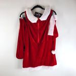 Music Legs Miss Santa Claus Costume Sexy Dress Up Halloween Christmas M/L Red Size L Photo 3