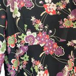 Ann Taylor LOFT Black Floral V Photo 8