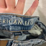 American Eagle  STRIGID Highest Rise Baggy‎ Straight Distressed Size 8 Jeans Photo 6