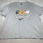 Women’s 4XW tis the season Gray Halloween Graphic T Photo 0