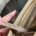 Brahmin  Crocodile-Embossed Melbourne Asher Beige Handbag Photo 6